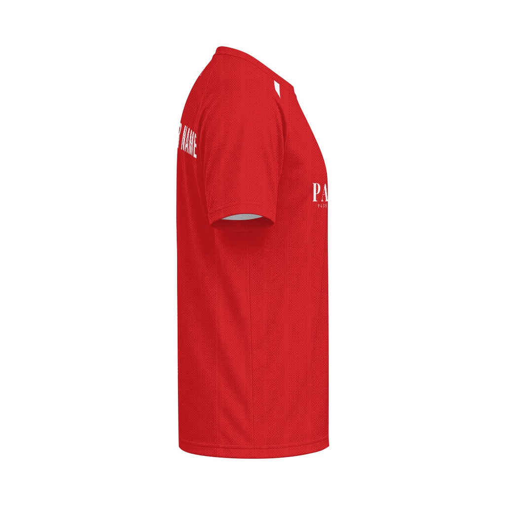 Enzo Red | Performance Padel Tee