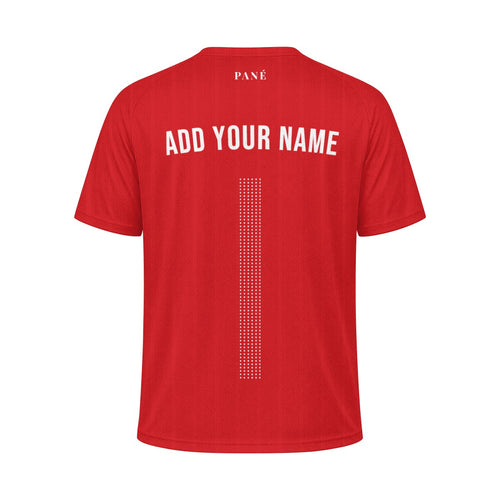 Enzo Red | Performance Padel Tee