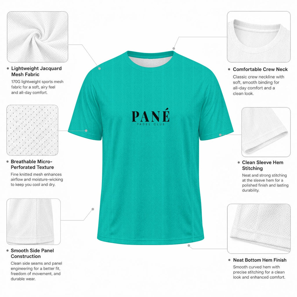 Electric Teal | Performance Padel Tee