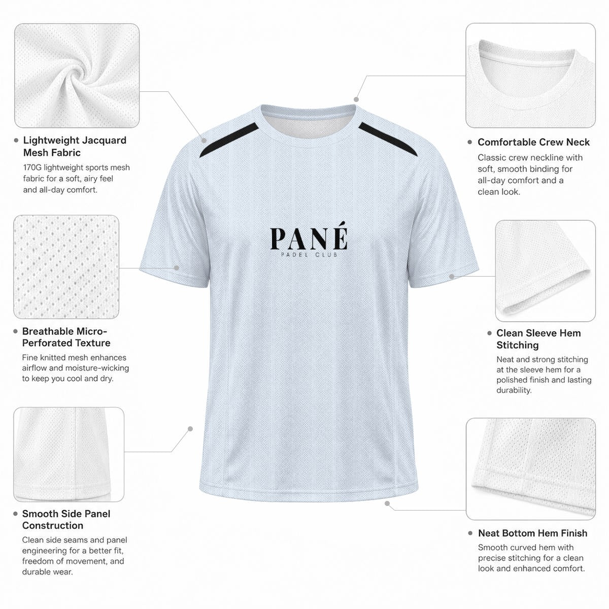 Arctic Ice | Performance Padel Tee