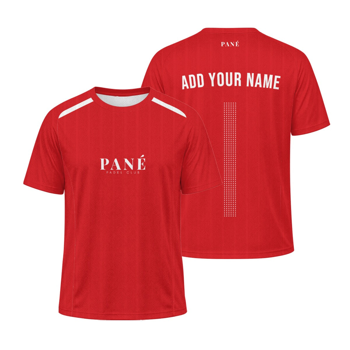 Enzo Red | Performance Padel Tee