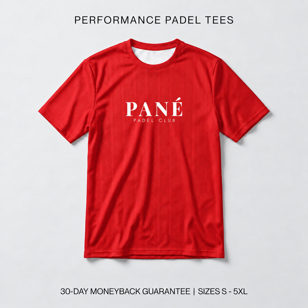 Racing Red | Performance Padel Tee