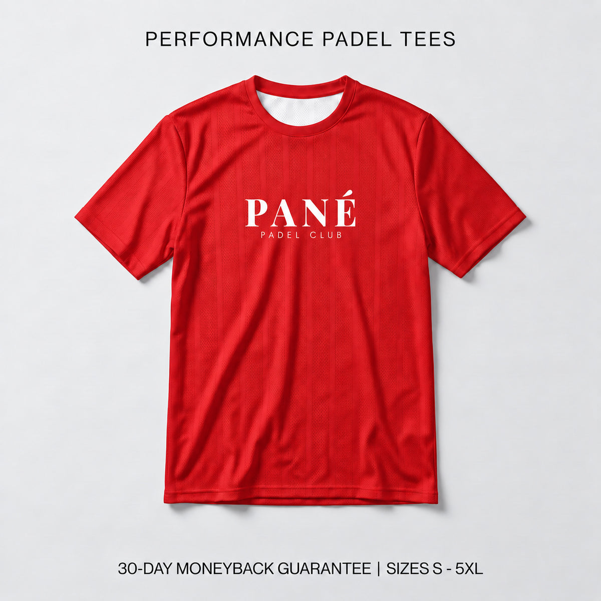 Racing Red | Performance Padel Tee