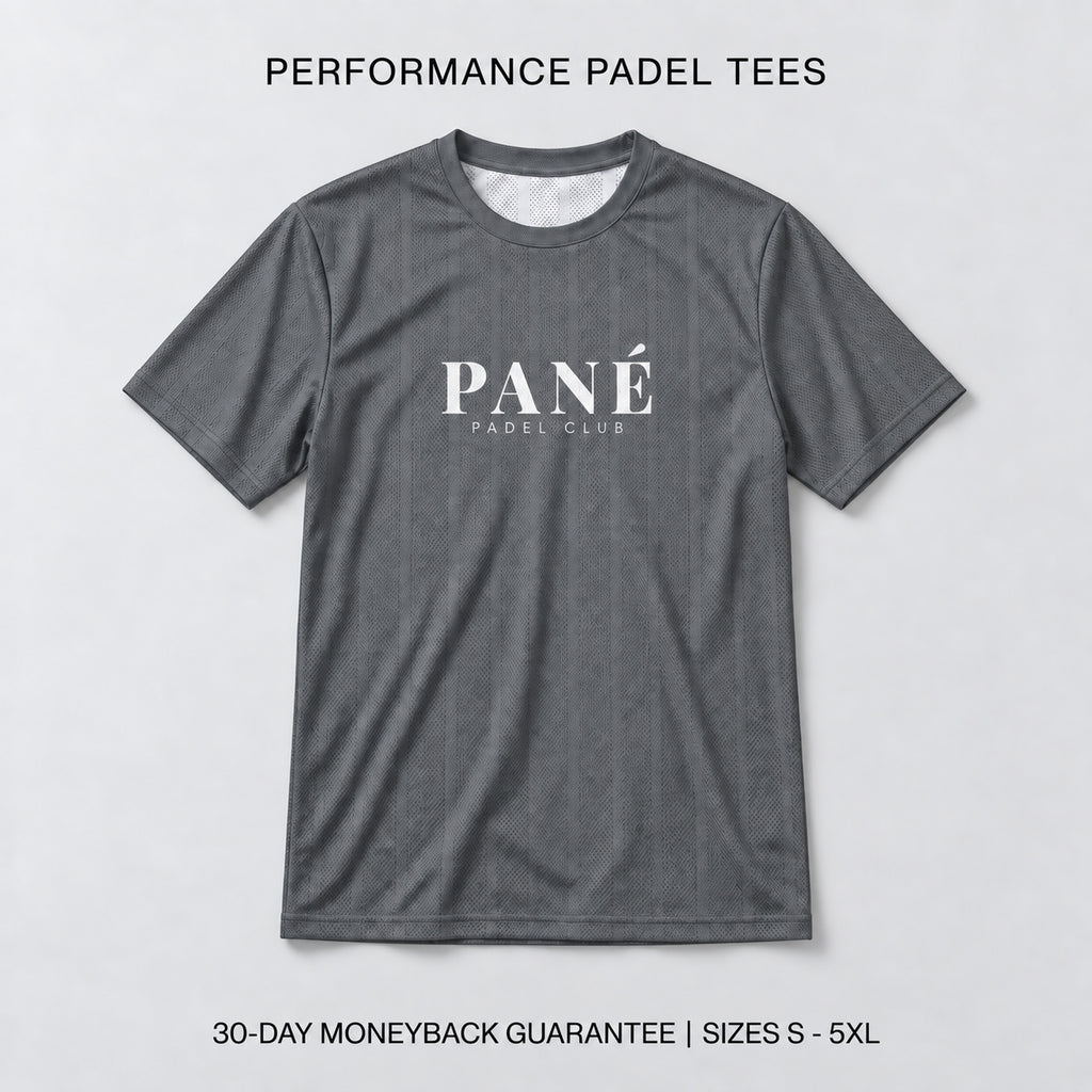 Stealth Grey | Performance Padel Tee